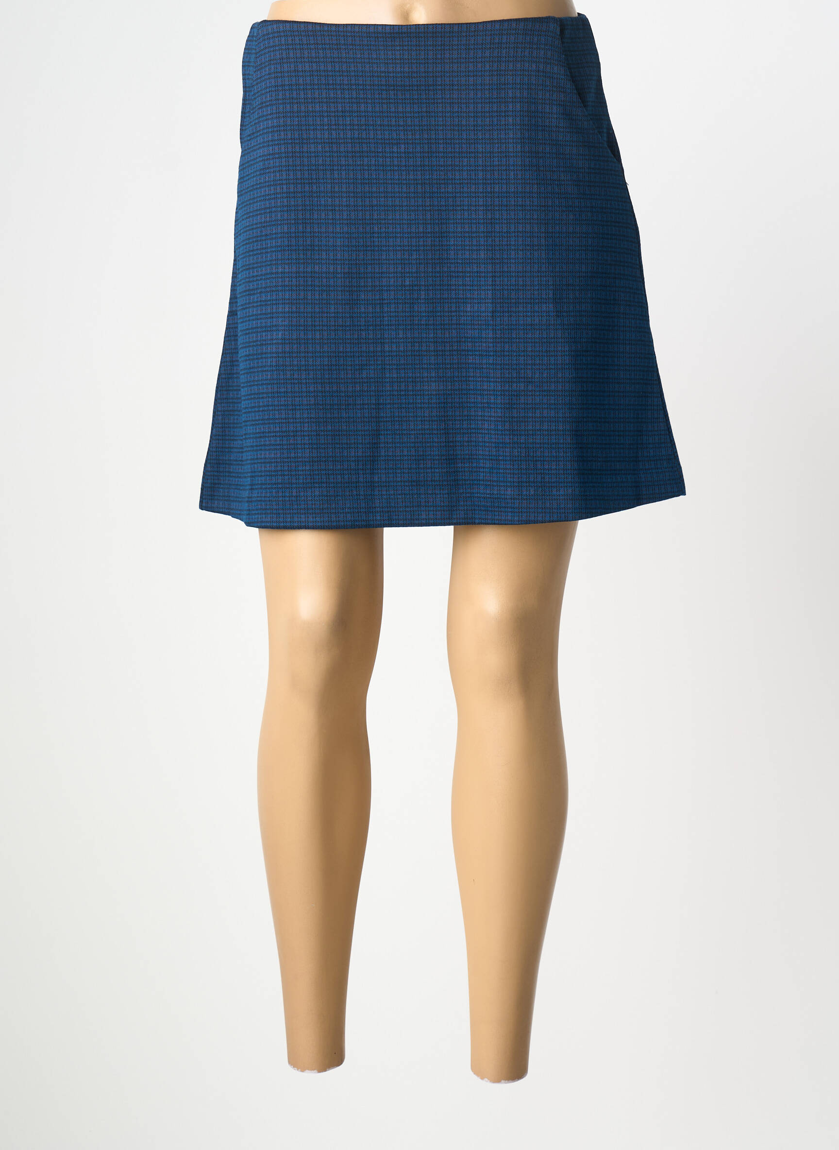 Trumpas sijonas kišenės mėlyna B.YOUNG moteris