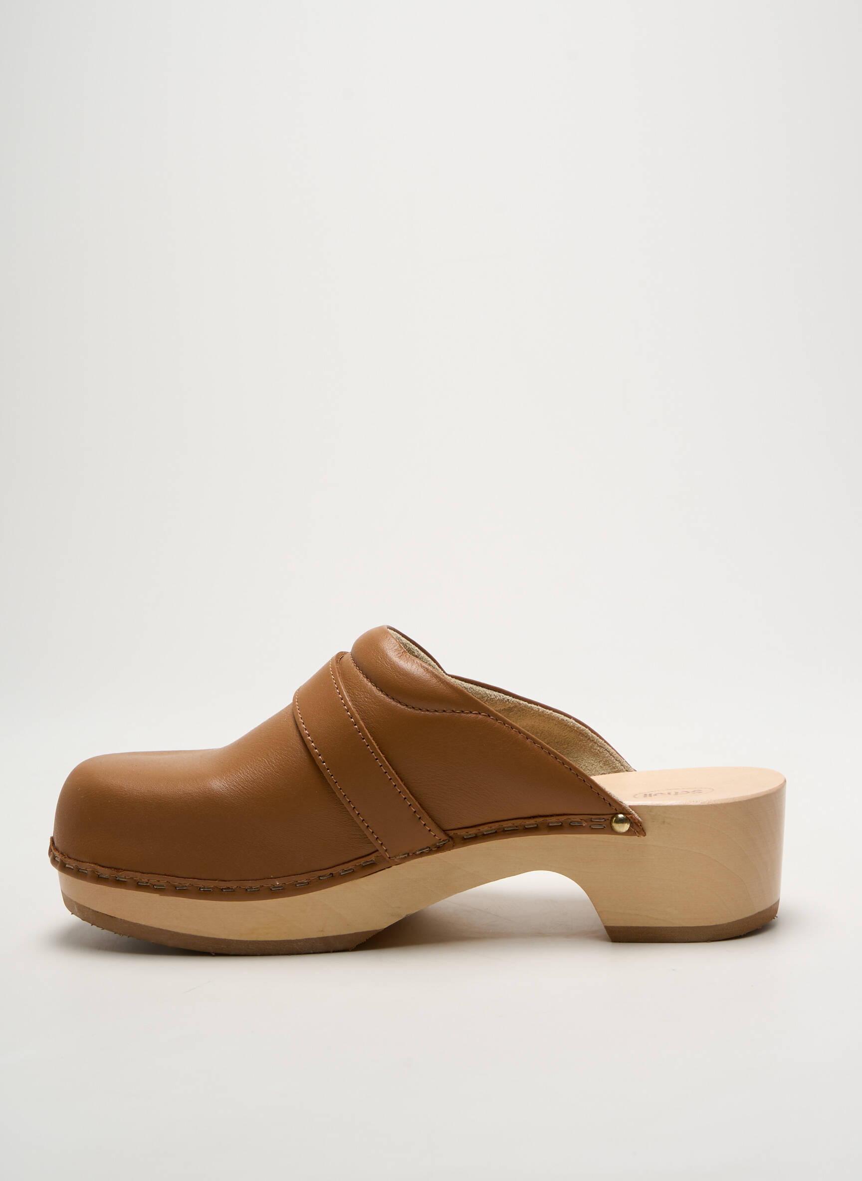 Mule/sabotai satino audinys kulnas nuo 4 iki 6 cm rudas SCHOLL moteris