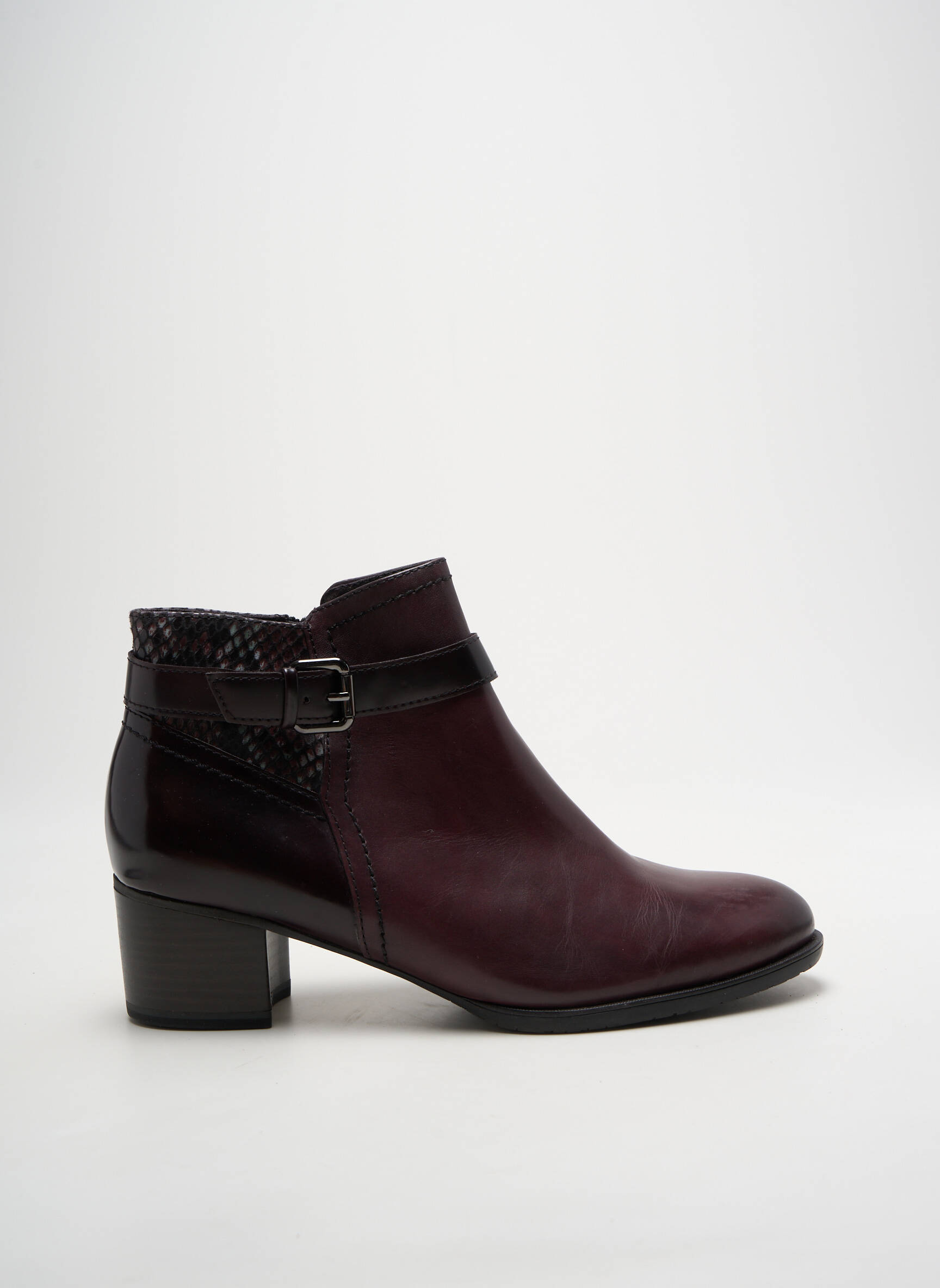Batai/botai lygus medžiaga kulnas nuo 4 iki 6 cm violetinis TAMARIS moteris