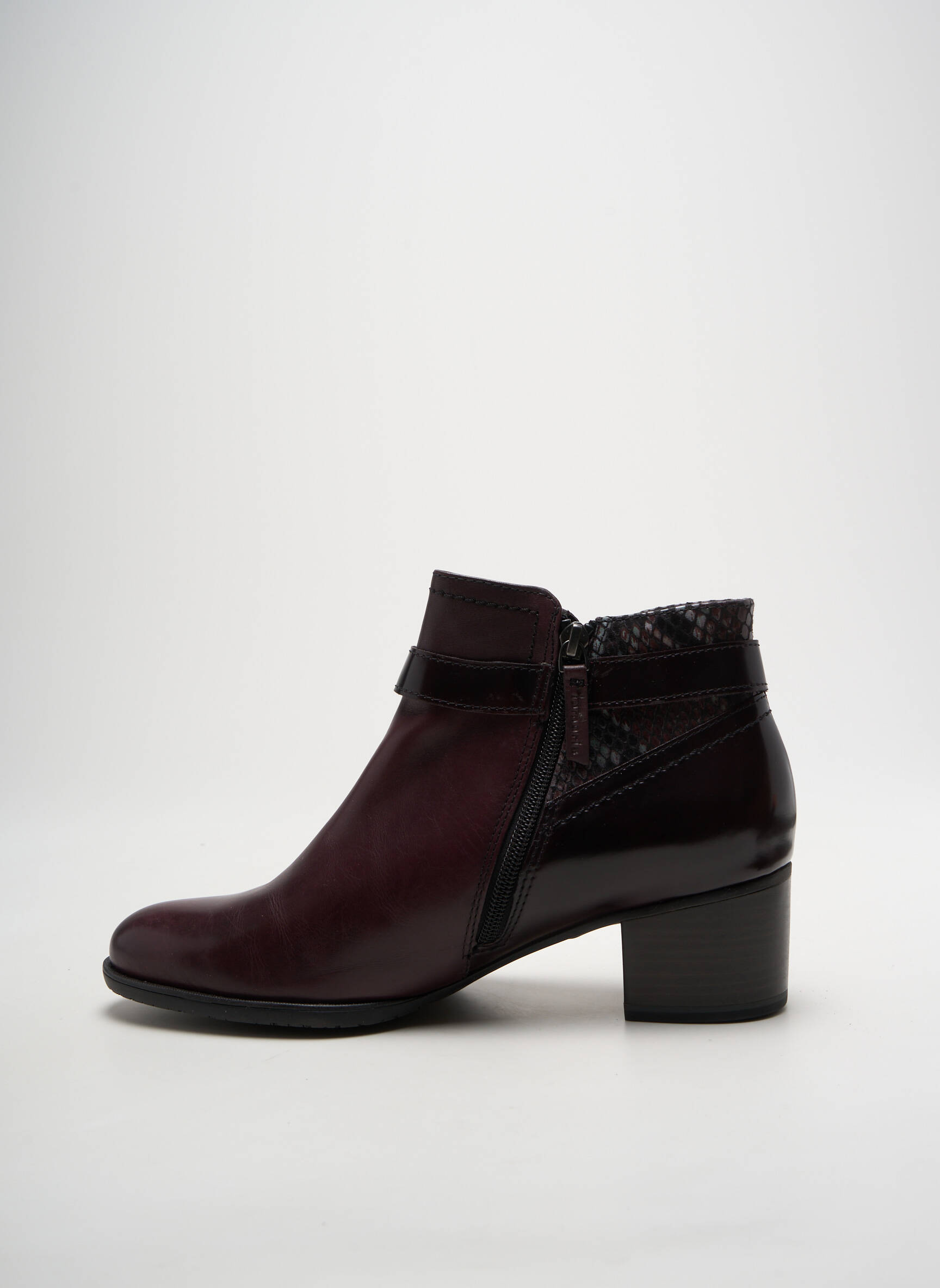 Batai/botai lygus medžiaga kulnas nuo 4 iki 6 cm violetinis TAMARIS moteris