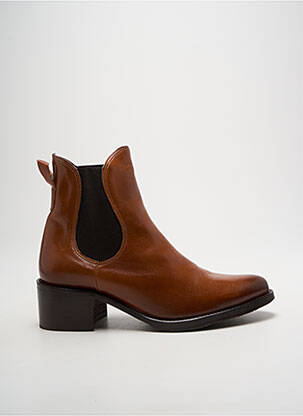 Batai/botai lygus medžiaga kulnas nuo 4 iki 6 cm rudas GOLDEN BROWN moteris