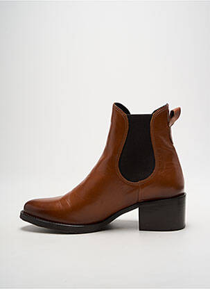 Batai/botai lygus medžiaga kulnas nuo 4 iki 6 cm rudas GOLDEN BROWN moteris