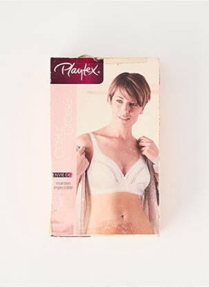 Liemenėlė be rėmo be rėmo baltas PLAYTEX moteris