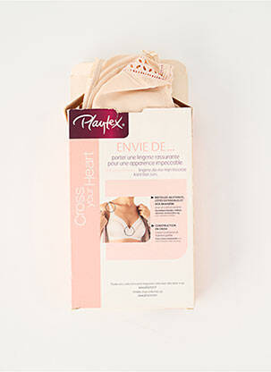 Liemenėlė be rėmo be rėmo kremas PLAYTEX moteris