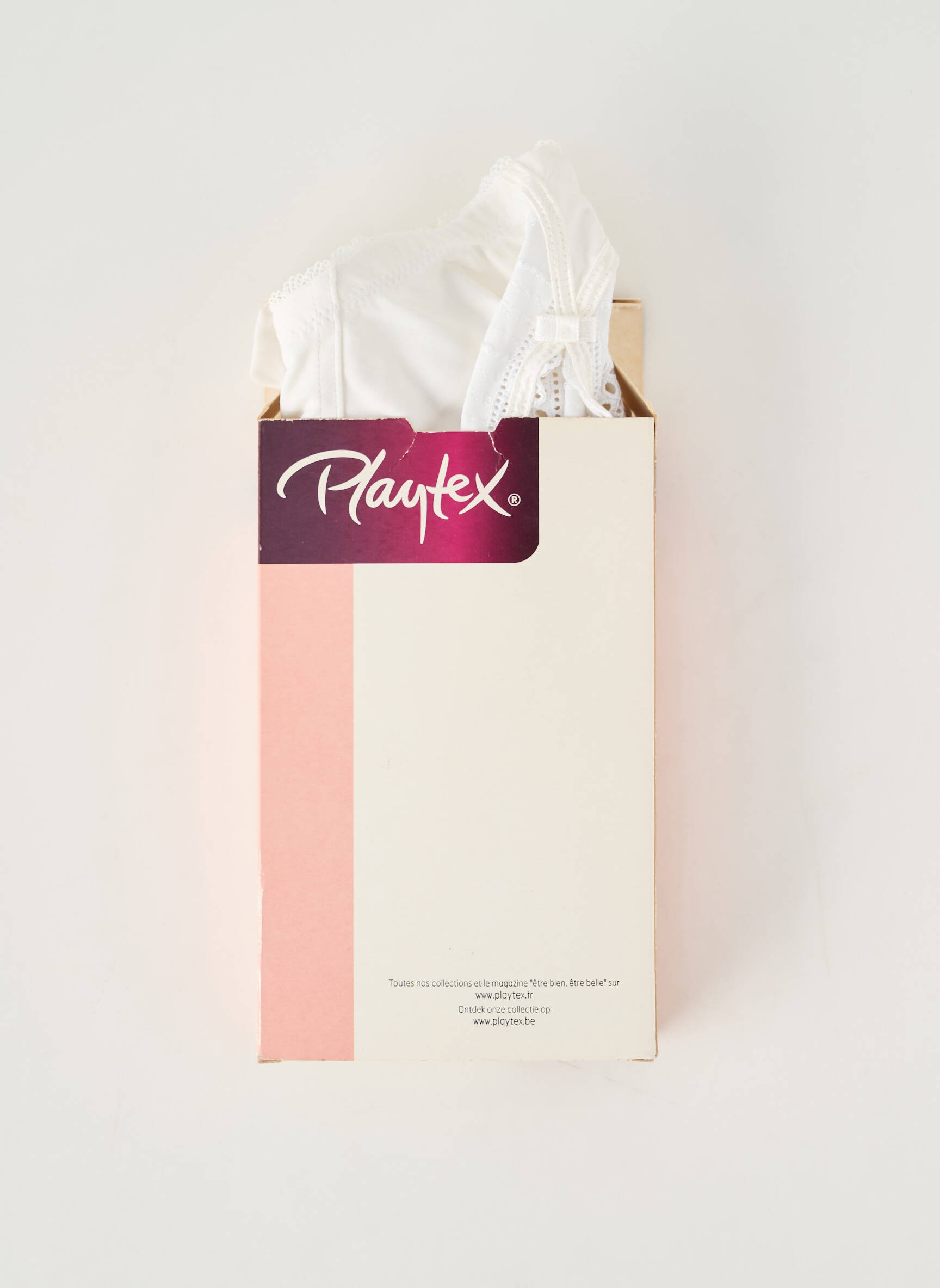 Liemenėlė be rėmo be rėmo baltas PLAYTEX moteris