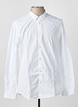 Ilgomis rankovėmis marškinys centrinė iškirptė baltas SCOTCH & SODA vyras