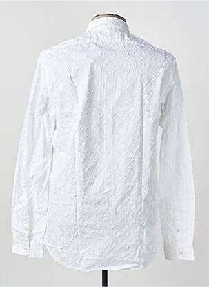 Ilgomis rankovėmis marškinys centrinė iškirptė baltas SCOTCH & SODA vyras