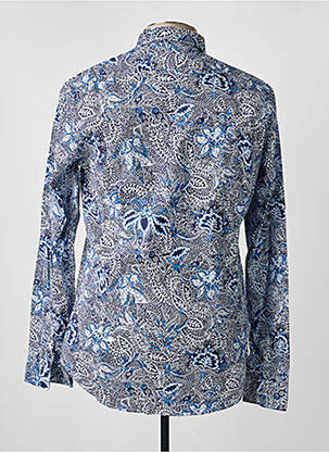 Ilgomis rankovėmis marškinys centrinė iškirptė mėlyna SCOTCH & SODA vyras