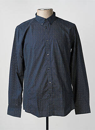Ilgomis rankovėmis marškinys centrinė iškirptė mėlyna SCOTCH & SODA vyras