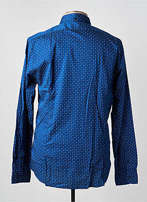 Ilgomis rankovėmis marškinys centrinė iškirptė mėlyna SCOTCH & SODA vyras