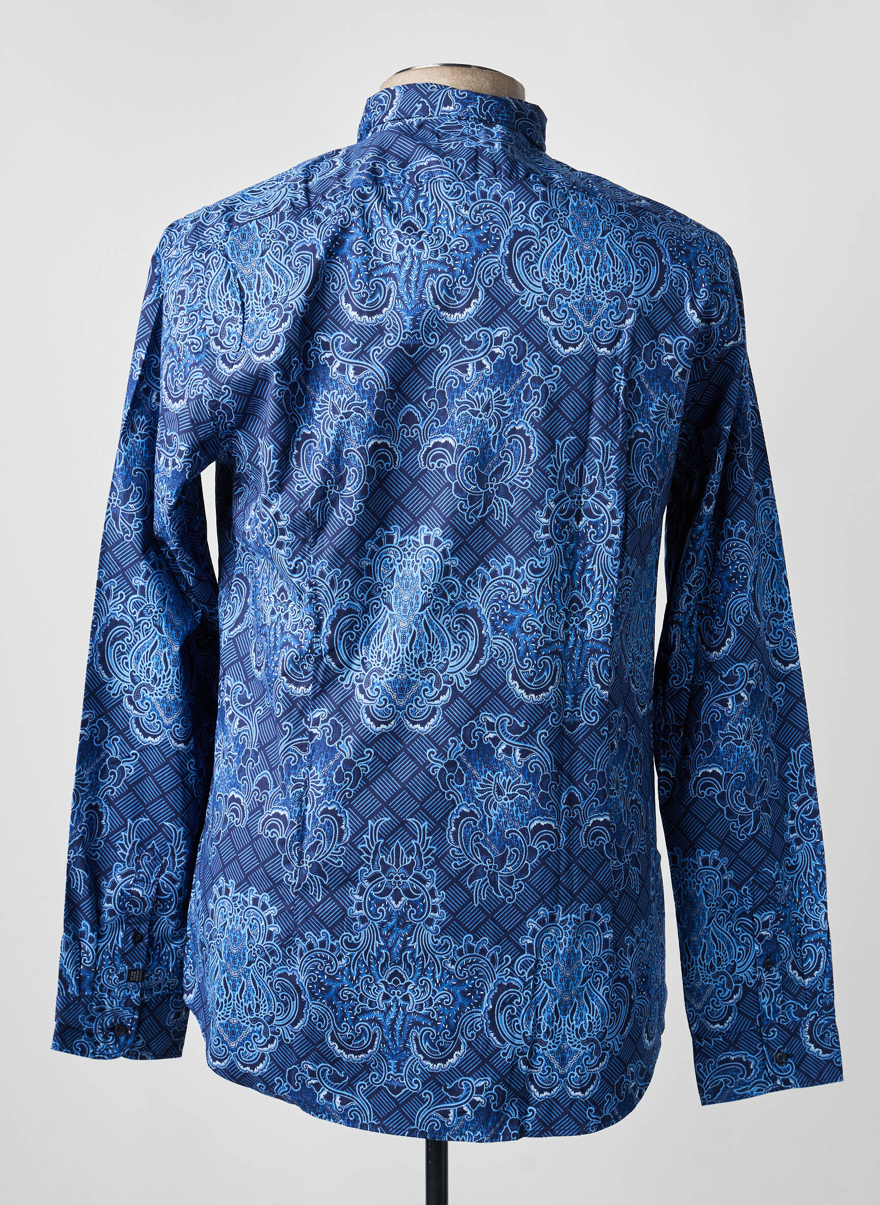 Ilgomis rankovėmis marškinys fantazijos raštas mėlyna SCOTCH & SODA vyras