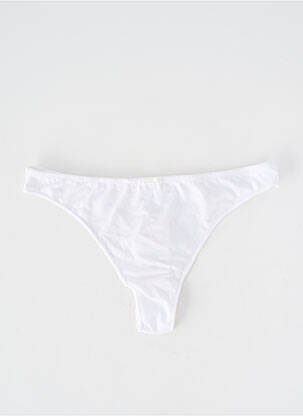 Tanga tamprumas baltas LUNA moteris