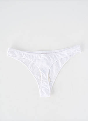 Tanga tamprumas baltas LUNA moteris