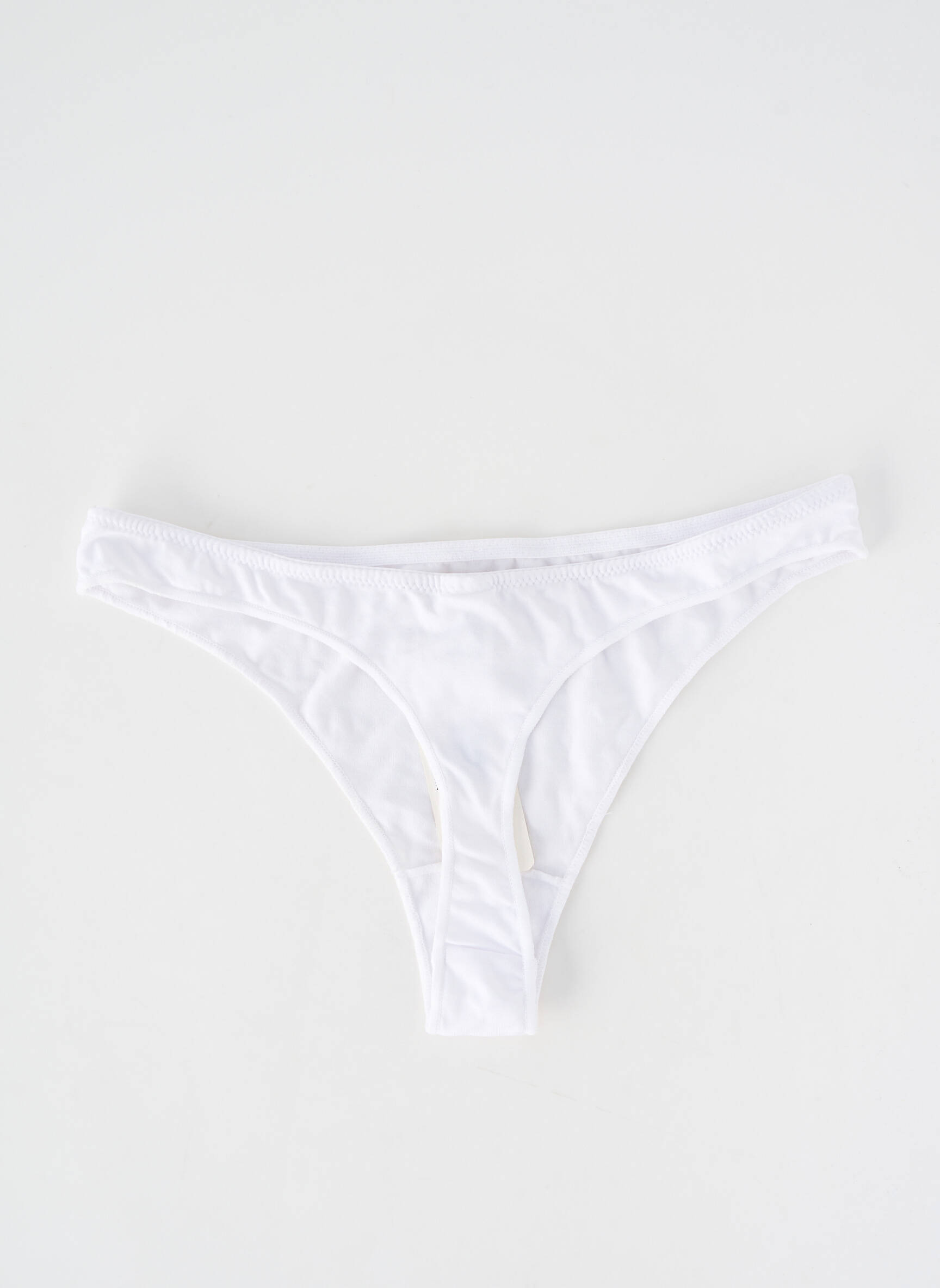 Tanga tamprumas baltas LUNA moteris