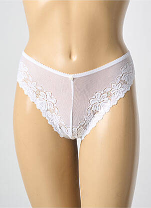 Tanga tamprumas baltas ALNA LINGERIE moteris
