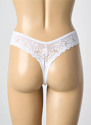 Tanga tamprumas baltas ALNA LINGERIE moteris