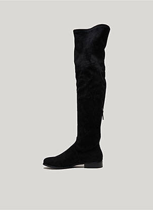 Ilgakulniai batai apvalus mygtukas plokščias kulnas iki 3 cm juodas STEVE MADDEN moteris