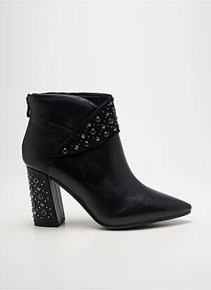 Batai/botai lygus medžiaga kulnas nuo 7 iki 9 cm juodas CAFE NOIR moteris