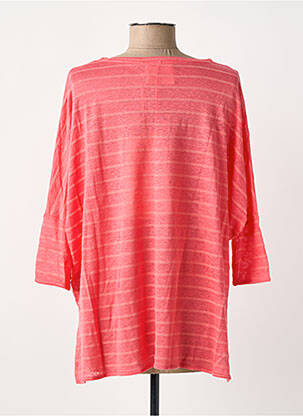 T-marškinys 3/4 rankovės 3/4 rankovės rožinė ABSOLUT CASHMERE moteris