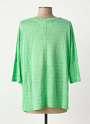 T-marškinys 3/4 rankovės 3/4 rankovės žalias ABSOLUT CASHMERE moteris
