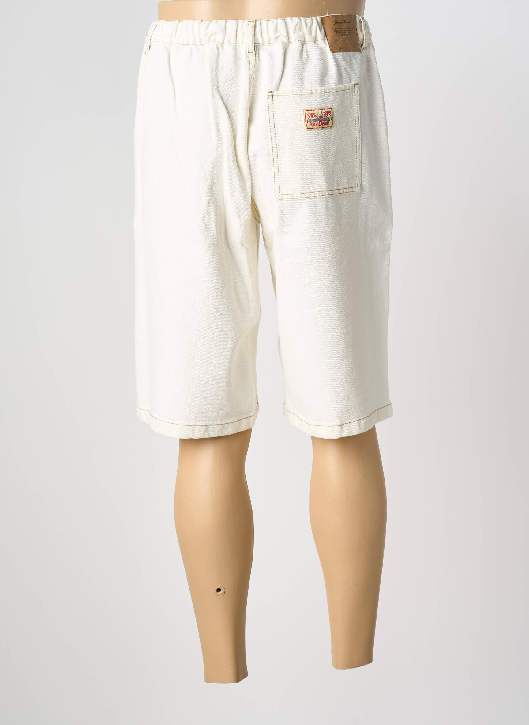 Bermudas denimo audinys normala dydis bežinis AMERICAN VINTAGE vyras