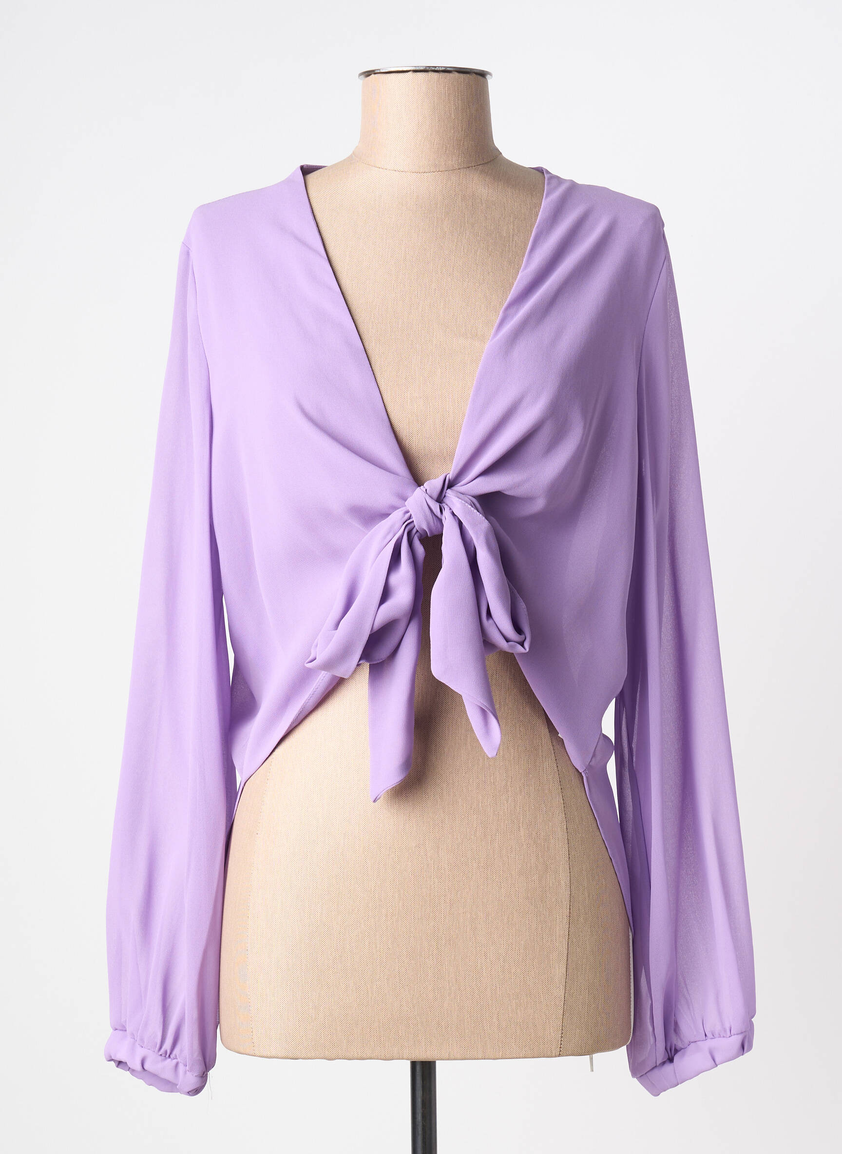Bolero ilgos rankovės violetinis KOCCA moteris