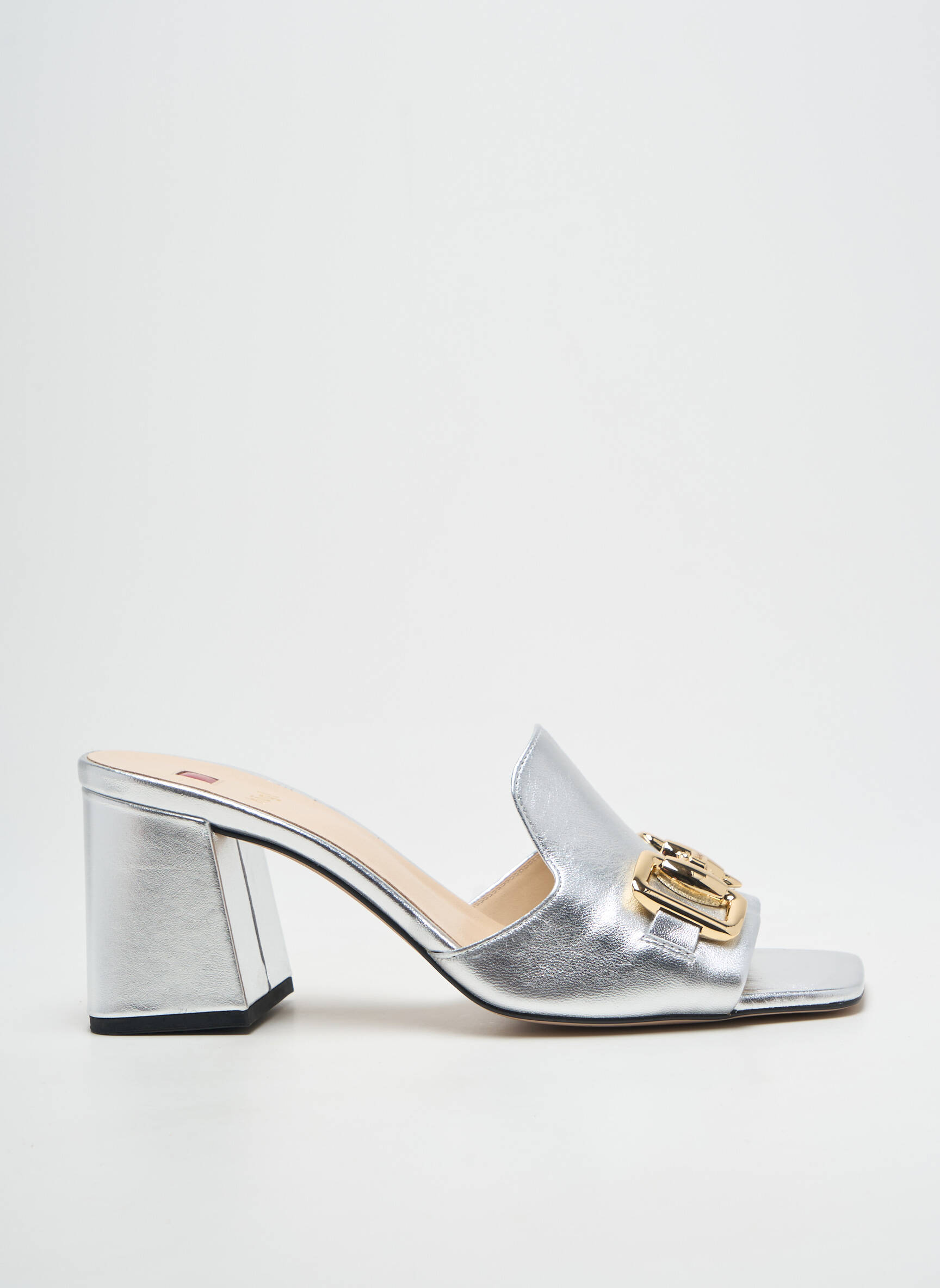 Mule/sabotai lygus audinys kulnas nuo 7 iki 9 cm sidabrinė HOGL moteris