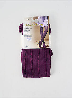 Kojinės pėdkelnės/basai violetinis GOLDEN LADY moteris