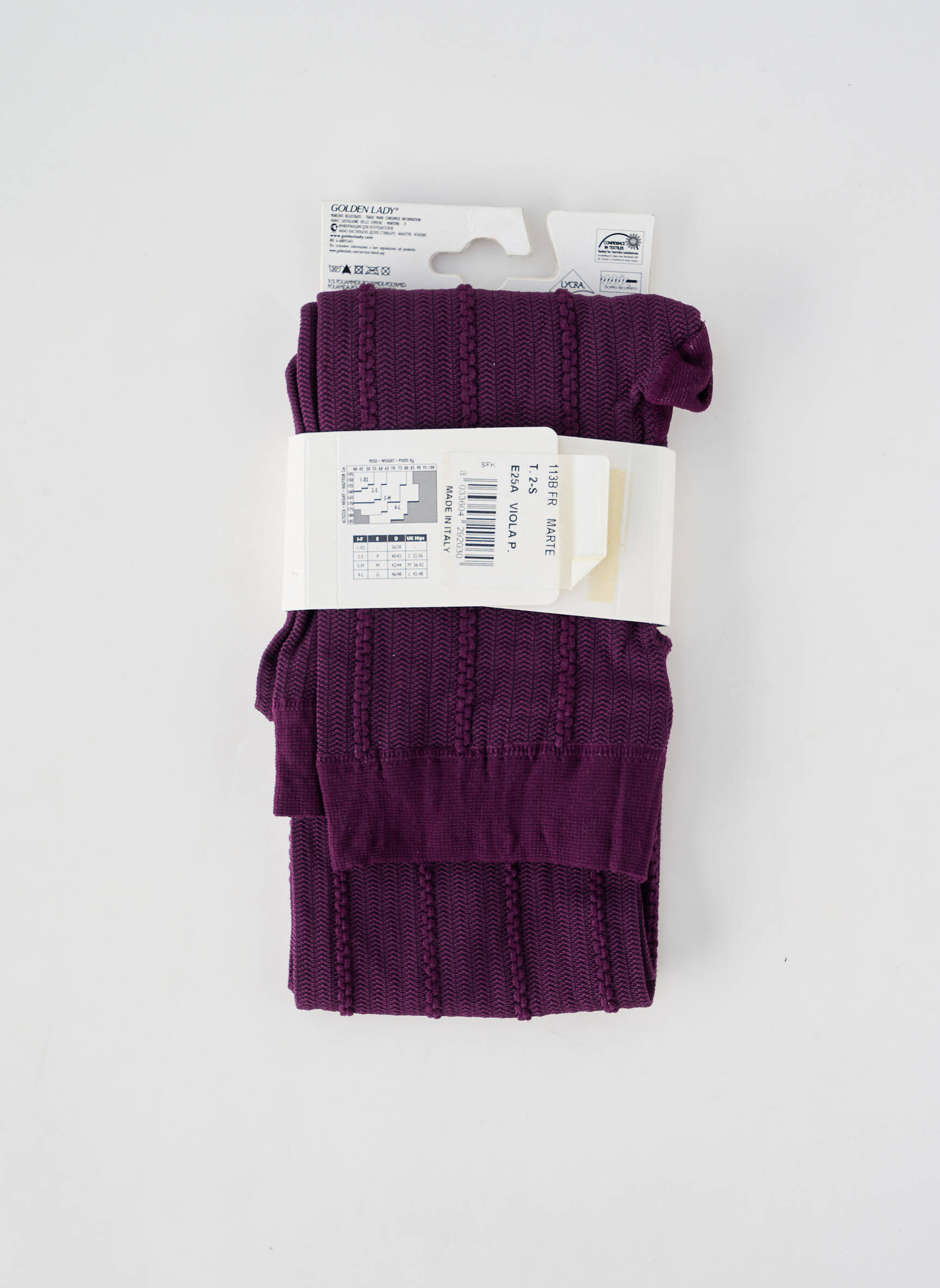 Kojinės pėdkelnės/basai violetinis GOLDEN LADY moteris