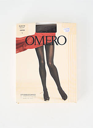 Kojinės tamprumas rudas OMERO moteris