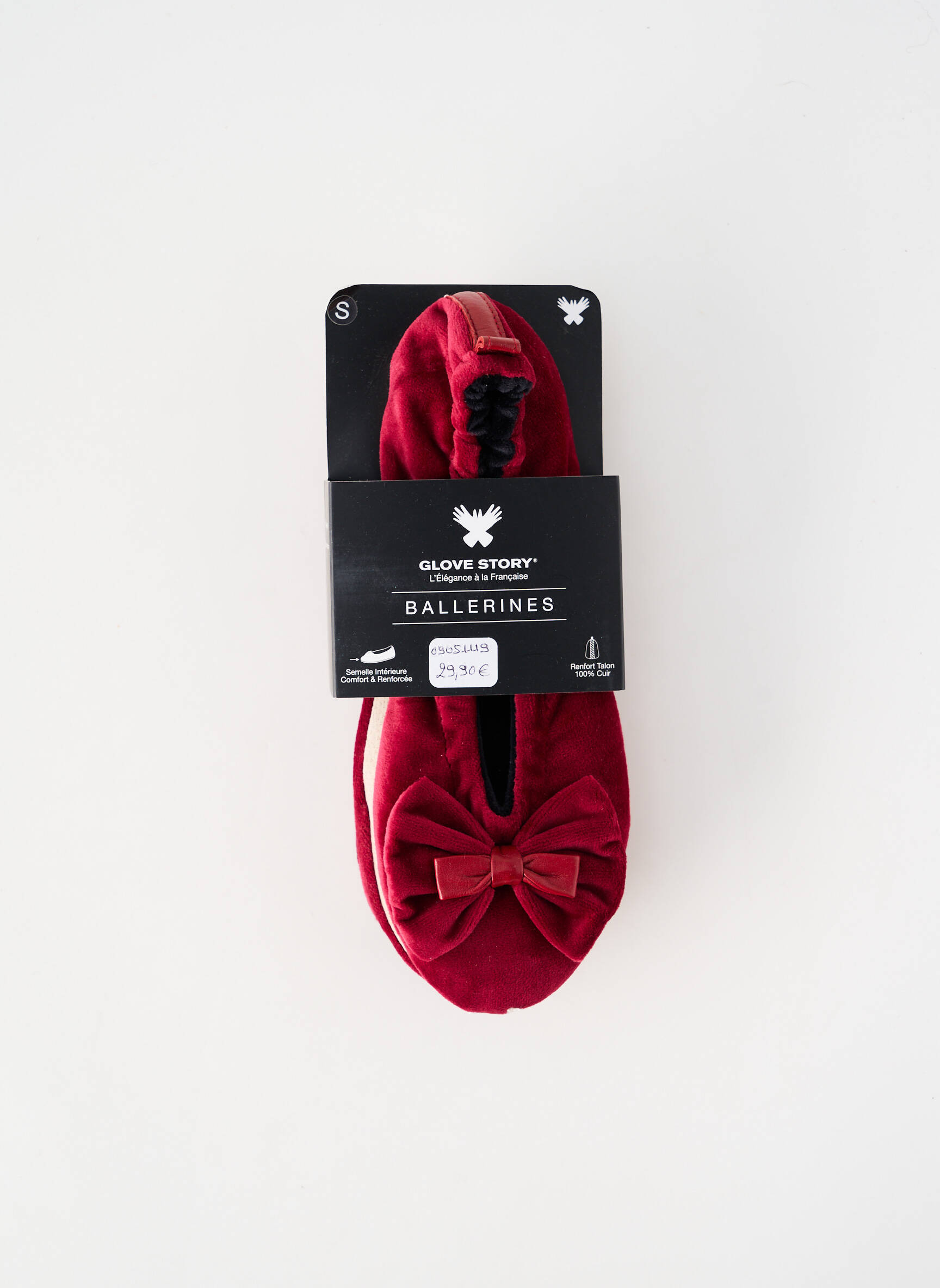 Bateliai/pantofliai odinė išorinė padas plokščias kulnas iki 3 cm violetinis GLOVE STORY moteris