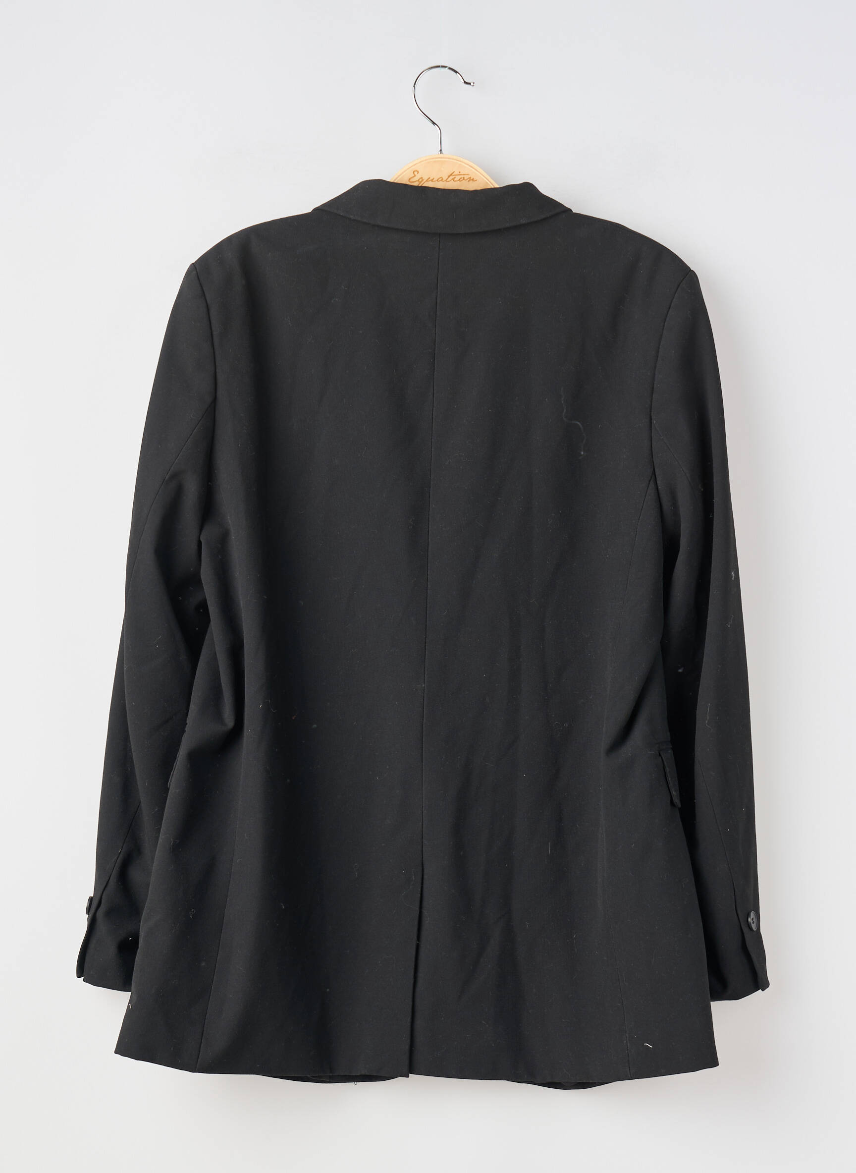 Švarkas kišenės juodas H&M moteris