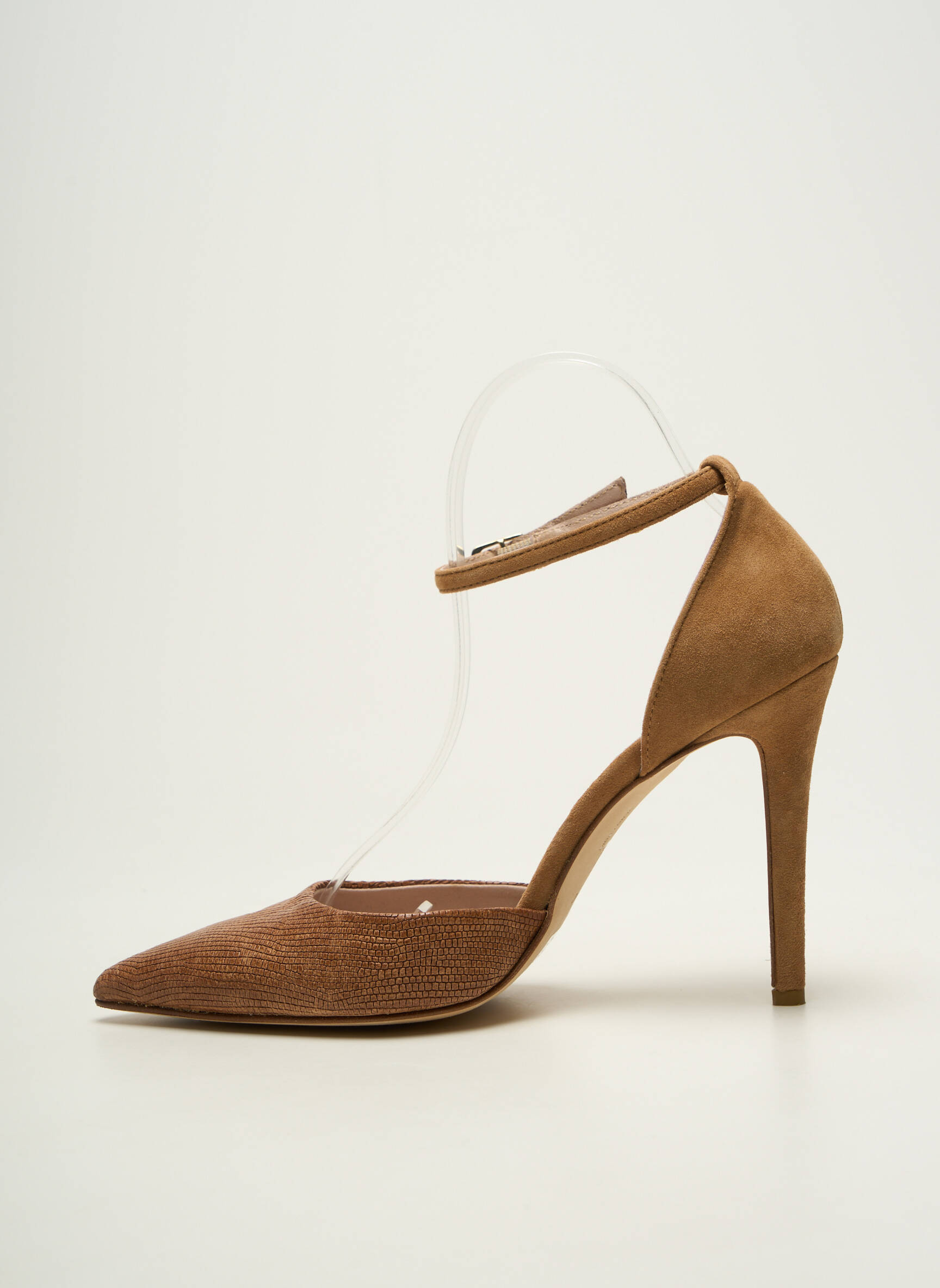 Aukštakulniai nubuko audinys 10 cm ir daugiau aukštakulniai rudas TOSCA BLU SHOES moteris