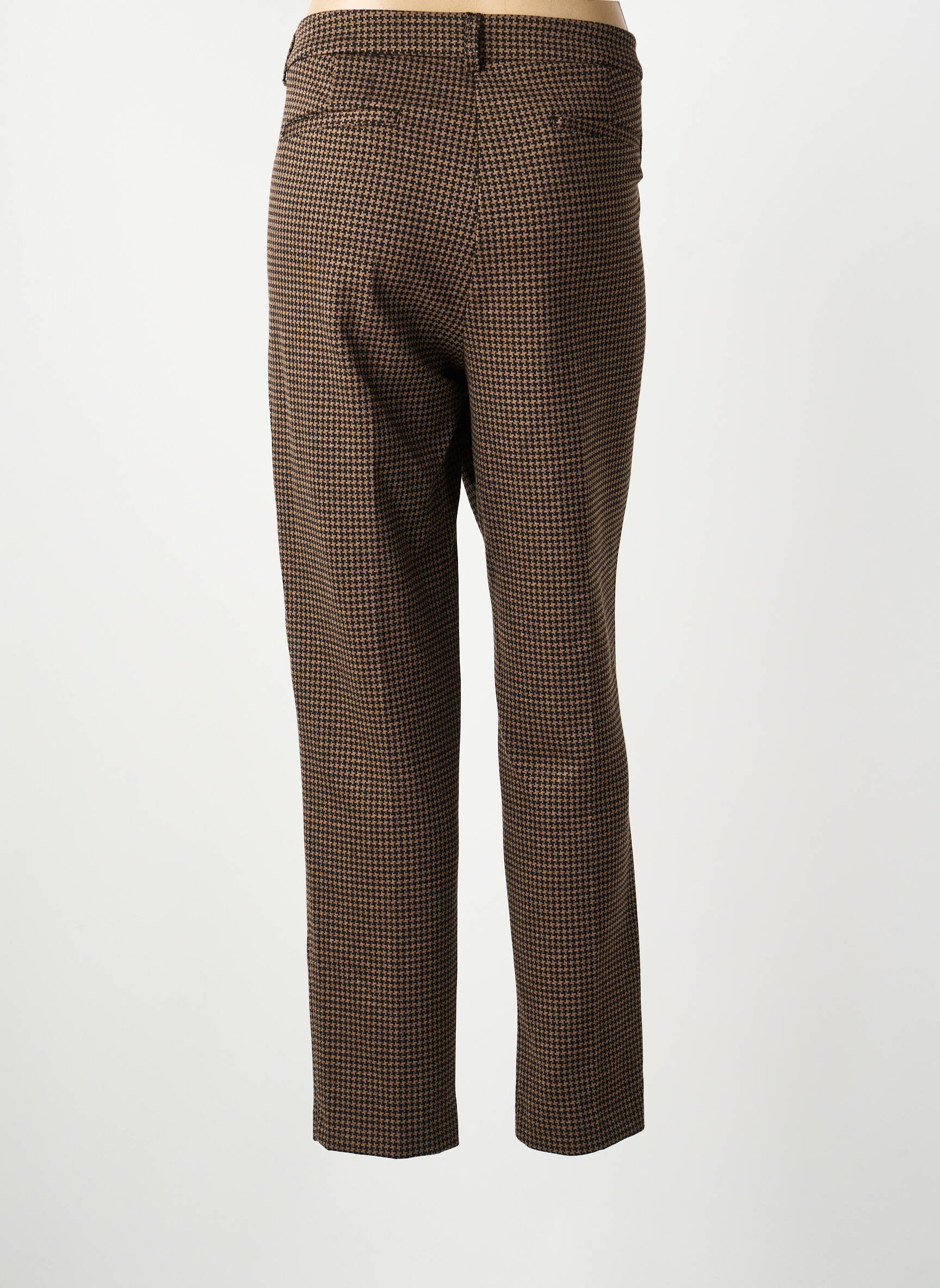 Tiesi kelnė tamprumas normala dydis rudas ANNA MONTANA moteris