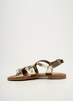 Sandalai/nu pėdos chiquet plokščias kulnas iki 3 cm auksas STUDIO SCARPE moteris