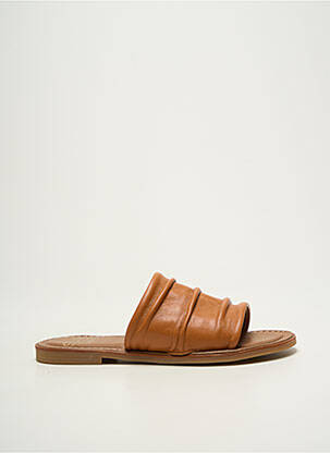 Mule/sabotai chiquet plokščias kulnas iki 3 cm rudas STUDIO SCARPE moteris