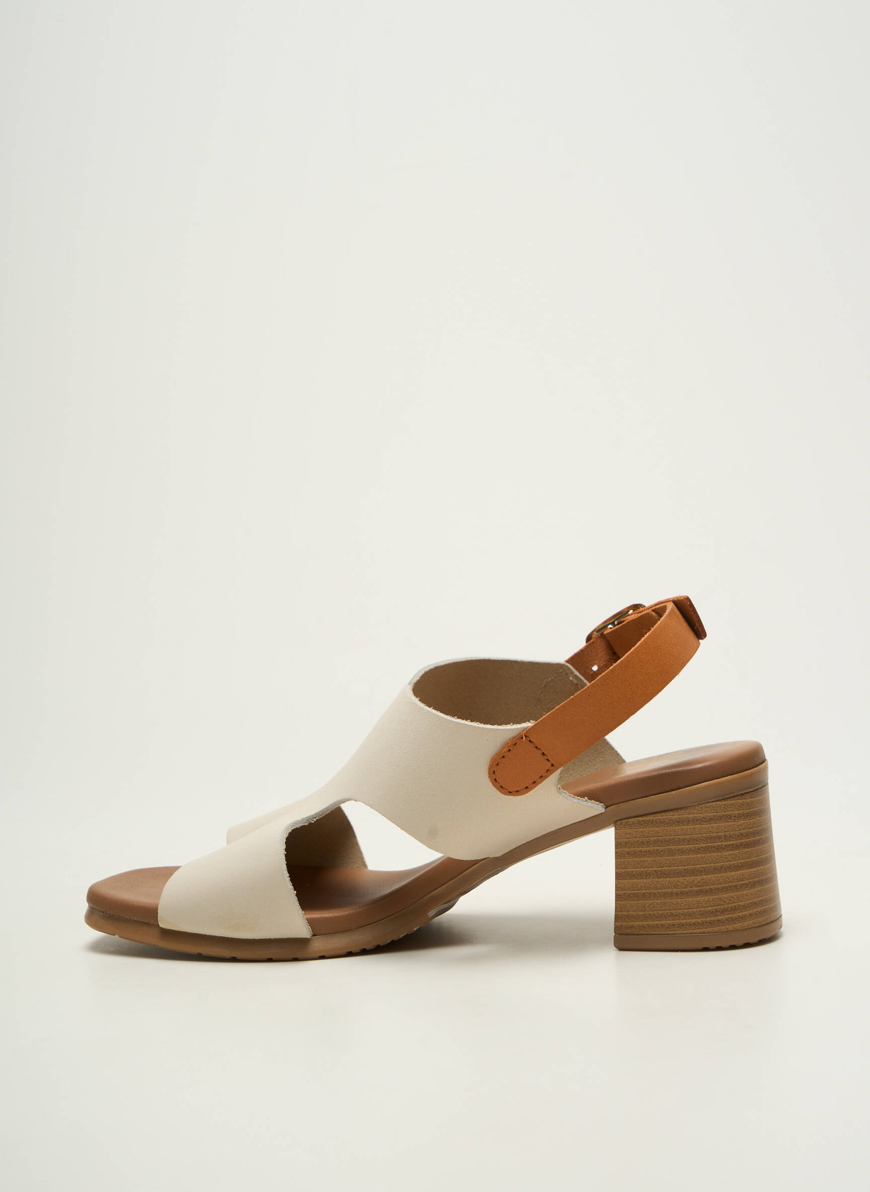 Sandalai/nu pėdos batai su kulnu kulnas nuo 4 iki 6 cm bežinis STUDIO SCARPE moteris