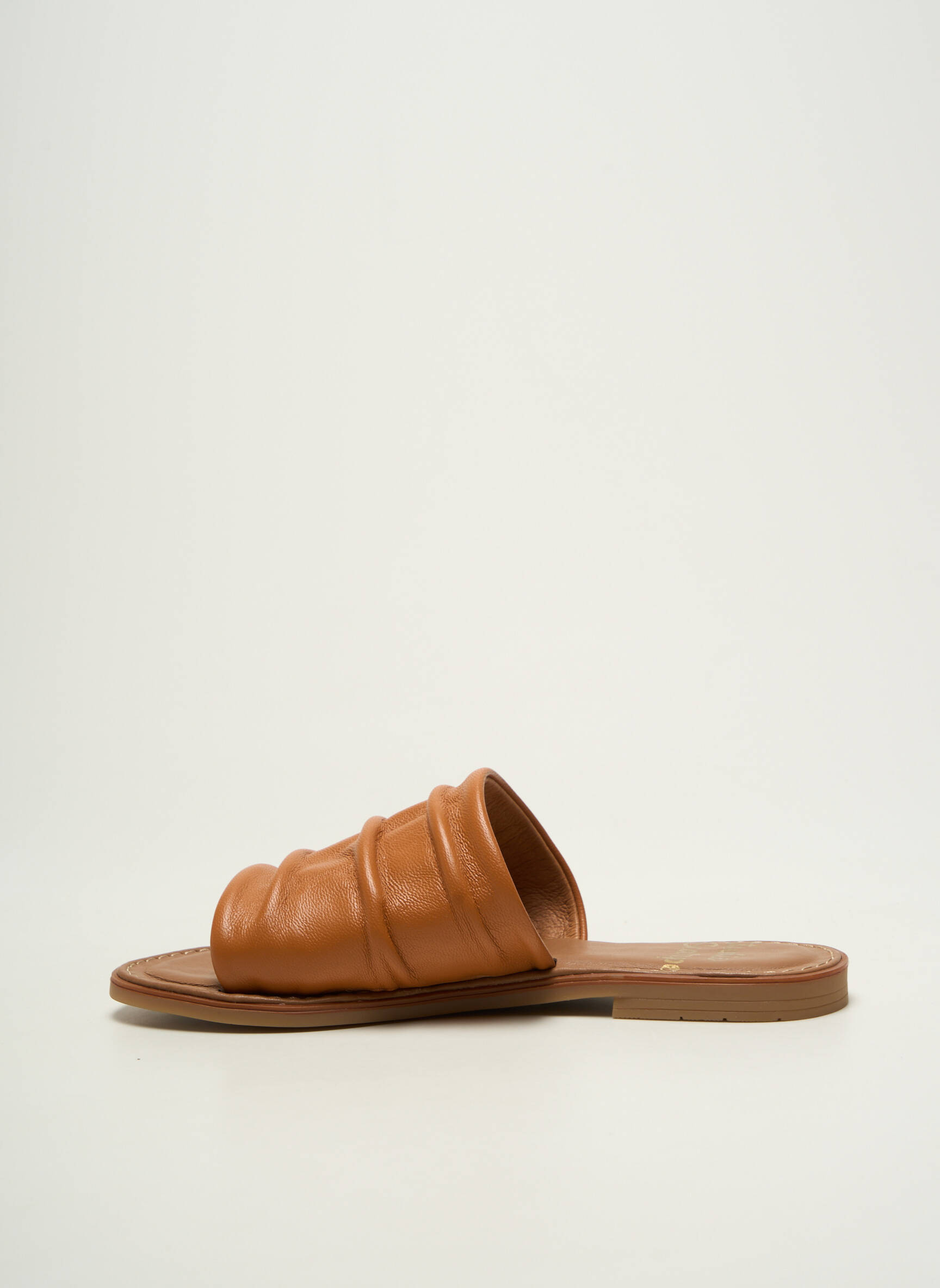 Mule/sabotai chiquet plokščias kulnas iki 3 cm rudas STUDIO SCARPE moteris