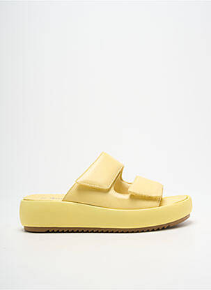 Mule/sabotai satino audinys kulnas nuo 4 iki 6 cm geltona TAMARIS moteris