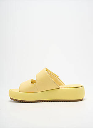 Mule/sabotai satino audinys kulnas nuo 4 iki 6 cm geltona TAMARIS moteris