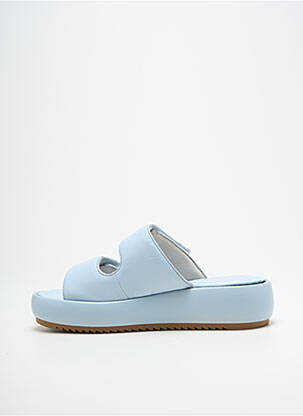 Mule/sabotai satino audinys kulnas nuo 4 iki 6 cm mėlyna TAMARIS moteris
