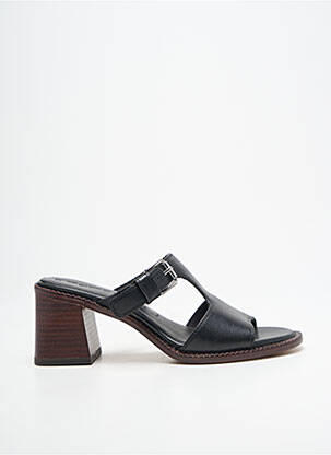 Mule/sabotai satino audinys kulnas nuo 7 iki 9 cm juodas TAMARIS moteris