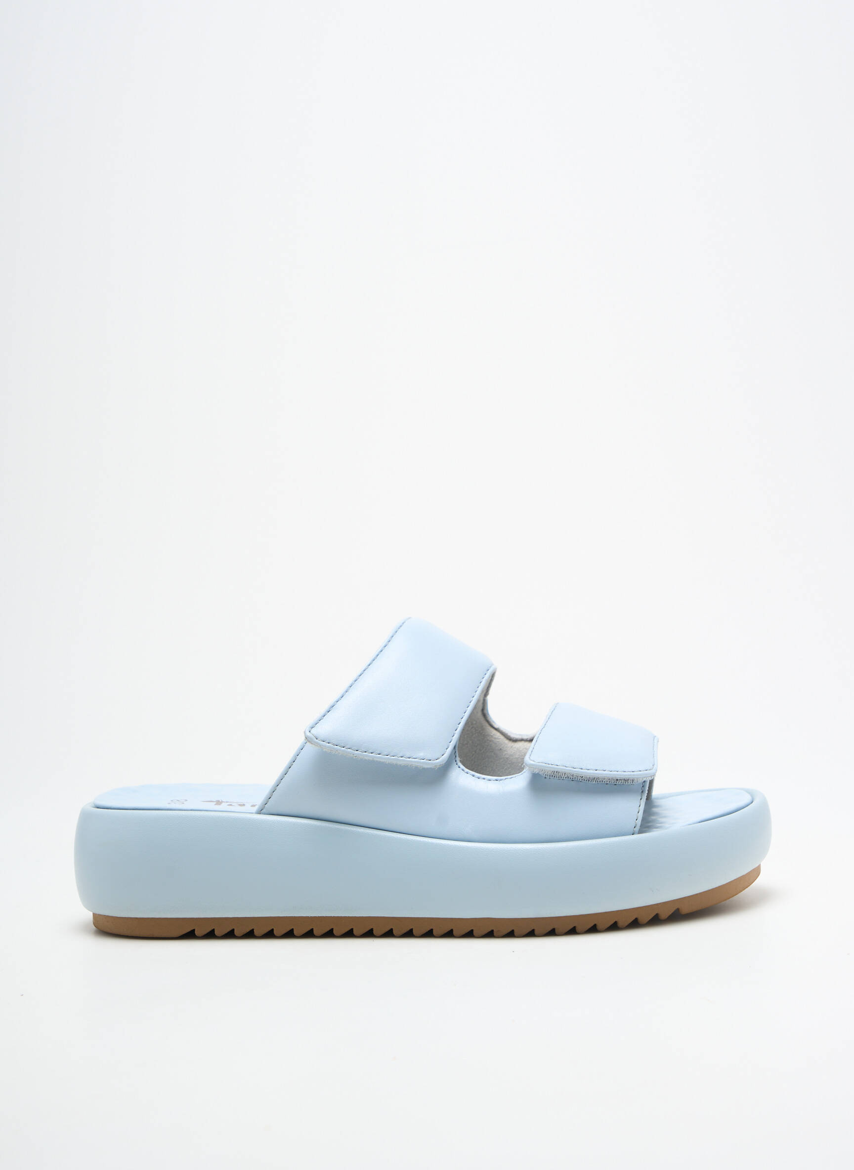 Mule/sabotai satino audinys kulnas nuo 4 iki 6 cm mėlyna TAMARIS moteris