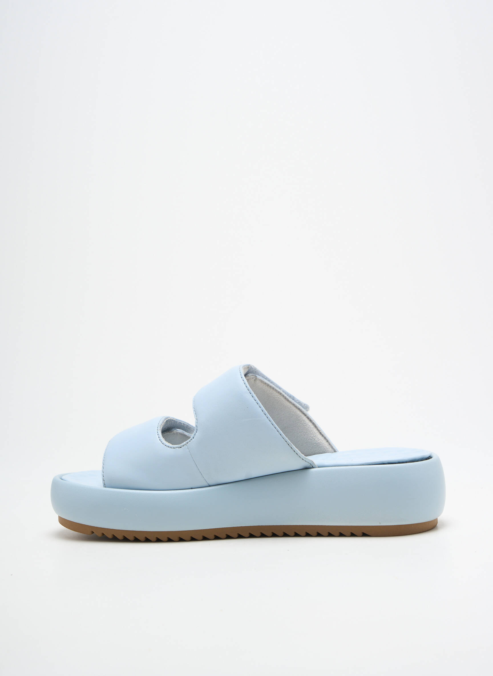 Mule/sabotai satino audinys kulnas nuo 4 iki 6 cm mėlyna TAMARIS moteris