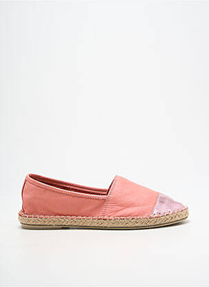 Espadrilės satino audinys plokščias kulnas iki 3 cm rožinė ELUE PAR NOUS moteris