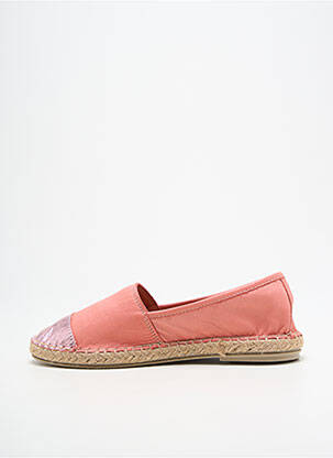 Espadrilės satino audinys plokščias kulnas iki 3 cm rožinė ELUE PAR NOUS moteris