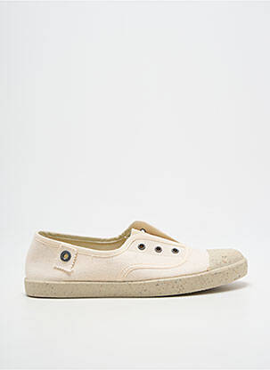 Slip-on batai išimama padas plokščias kulnas iki 3 cm bežinis TITANITOS moteris