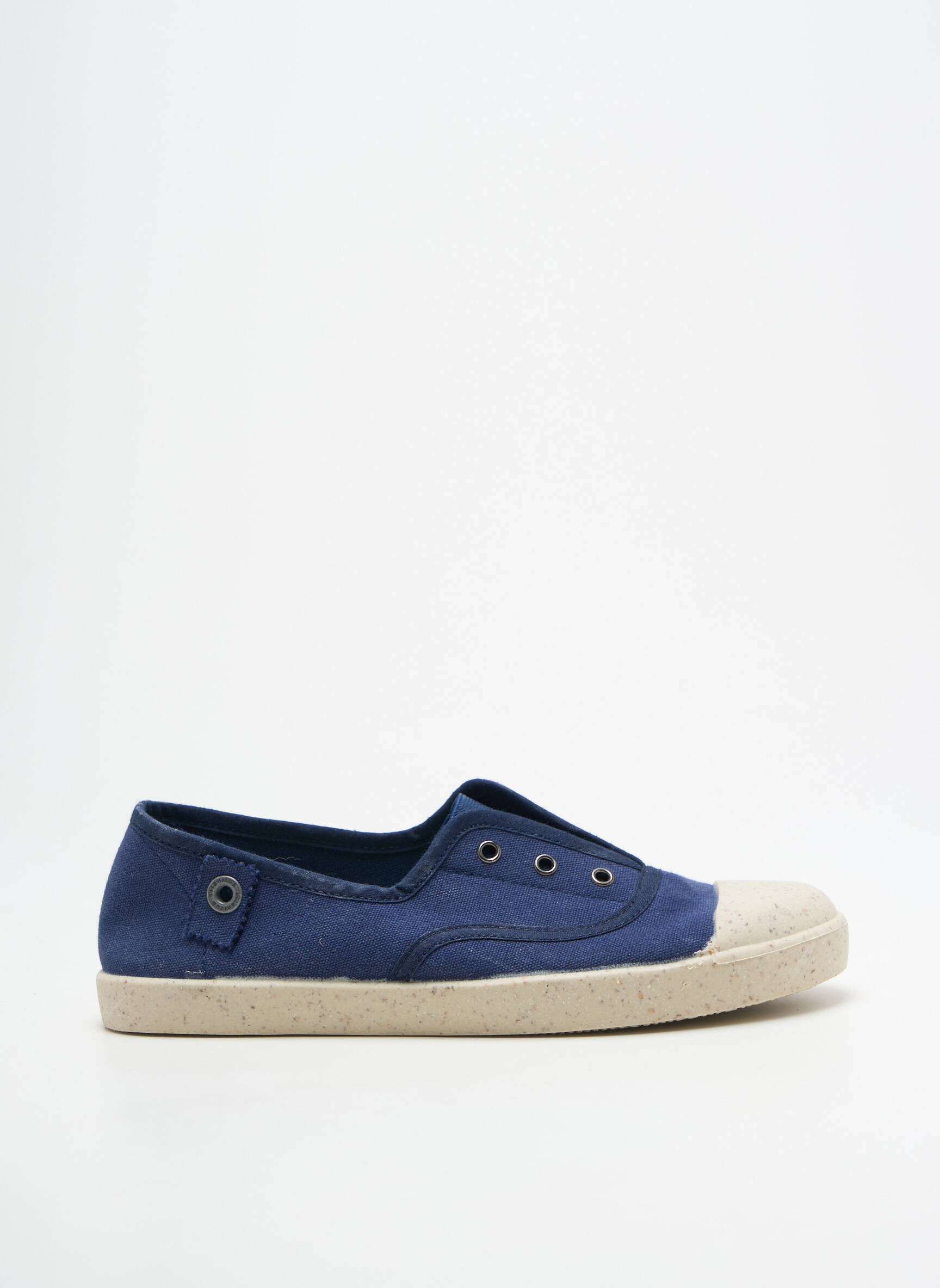 Slip-on batai išimama padas plokščias kulnas iki 3 cm mėlyna TITANITOS moteris