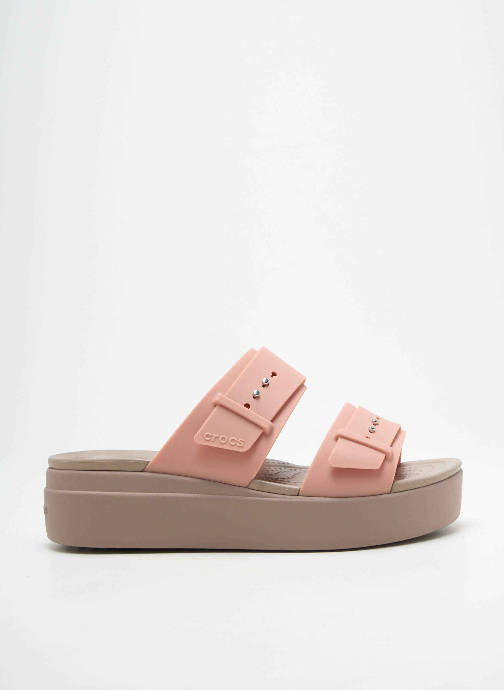 Mule/sabotai lygus medžiaga kulnas nuo 4 iki 6 cm rožinė CROCS moteris