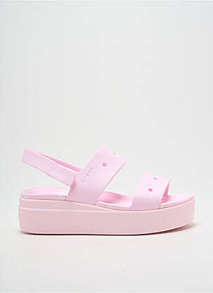 Sandalai/nu pėdos kompensuotas kulnas kulnas nuo 4 iki 6 cm rožinė CROCS moteris